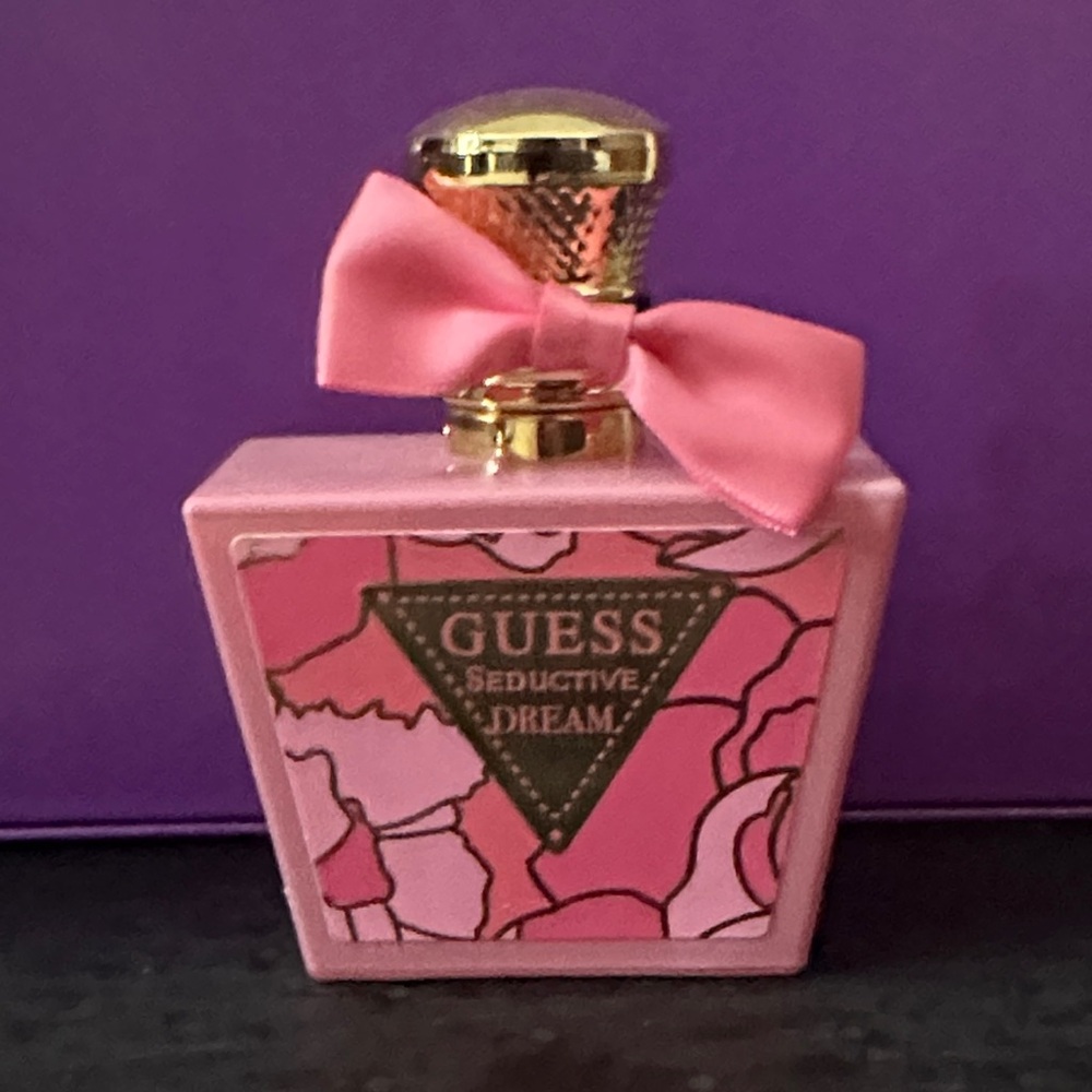 Guess Seductive Dream Pink Perfume with Gold Accents